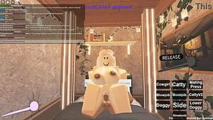 Exploring Roblox Content with a Cute Blonde in Focus