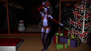 Widowmaker assassin dances emotionally on christmas