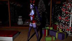 Widowmaker assassin dances emotionally on christmas