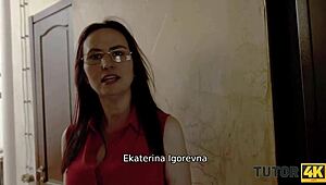 Tutor4K Guy Uncovers Tutor’s Real Motives and Beds Her