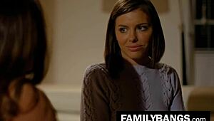 Stepsister Adriana Chechik and Abigail Mac share a ROMANTIC NIGHT after breakups