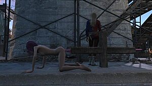 Holly explores wild dildo play in Fallout 4.