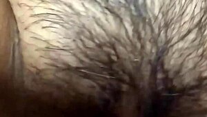 wife's hairy pussy and tight ass fucked hard in homemade anal close-up