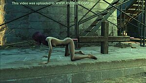 Holly explores wild dildo play in Fallout 4.