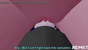 Mmd giantess meets a succubus for a wild bedroom encounter