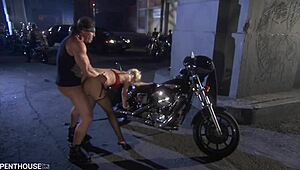 Penthousegold Com - Cum Loving Blonde Kimberly Kane Takes Messy Cumshot Over Her Ass