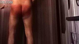 Rude Friend Spanks Bound Beauty with Nasty Ass Shaking Punishment