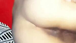 I find my naked latina neighbor in my room at the party