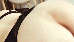 female slave flirts with her big ass