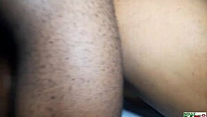 Tall ebony Lizzy takes monster black cock doggystyle intensely
