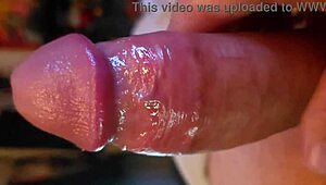 I Flash My Shaved, Oiled Cock in Homemade Exhibitionist Fetish Scene with Nerds