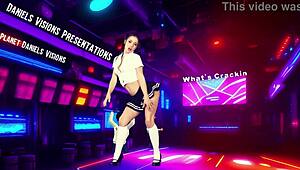 Is This Sexy Babe's Strip Dance Ripping Clothes in Public Worth Watching?