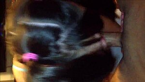 beautiful BLUE-EYED teen 18+ gives AMATEUR BLOWJOB in homemade tape