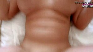 Busty step mom Coco Vandi swallows cum in secret POV.