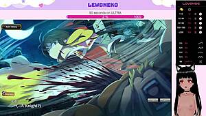 Vtuber Lewdneko Moans During Creampie In Evenicle Game