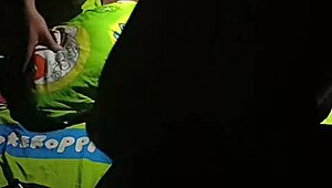 When dad’s away, mom gets naughty with the cooperative worker to settle debts