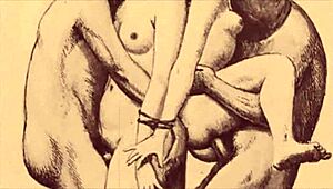 I love vintage erotic illustrations, so detailed and antique