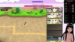 Vtuber Lewdneko Moans During Creampie In Evenicle Game