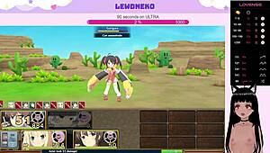 Vtuber Lewdneko Moans During Creampie In Evenicle Game
