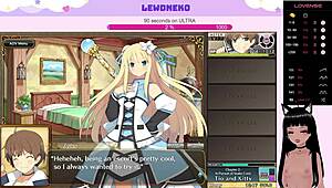 Vtuber Lewdneko Moans During Creampie In Evenicle Game