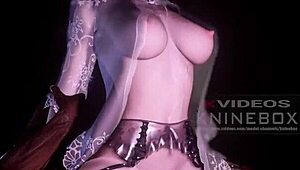 【KNINEBOX】ASIAN 3D ANIME XIAO WU TEASES WITH BREAST SHAKING