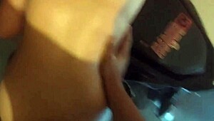 Tiny Filipina Fucks And Eats Cum In Garage