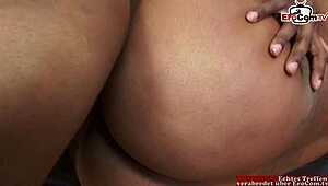 curvy black girl craves big black cock in wild ebony sex?