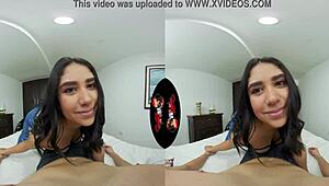 vrlatina shares cute latin teen 18+ bedroom vr experience