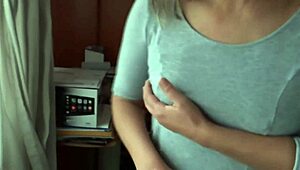 My Neighbors Jerk Off Watching My Tits, They Crave to Pound Me Hard