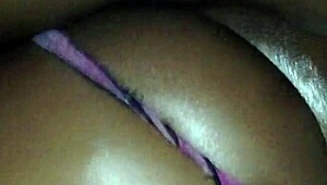 My african bitch with big ass gets dominated hard!