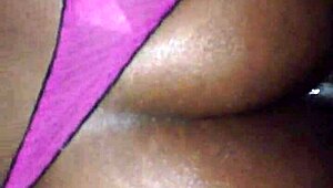 My african bitch with big ass gets dominated hard!