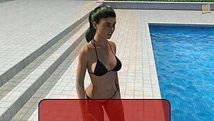 alexandra 187 in erotic cartoon game anime hentai