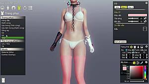 3d hentai solo sex with sexy anime cartoon girl.