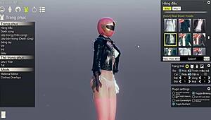 3d hentai solo sex with sexy anime cartoon girl.