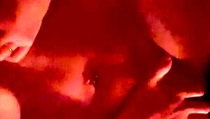 I fucked my big tits wife hard in the sauna, giving her a dirty creampie.