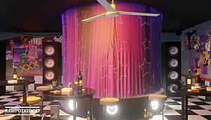 Fredina's wild nightclub orgy