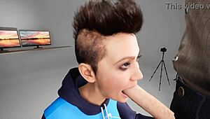 deepthroat quick blowjob 3d anime hentai animation trailer