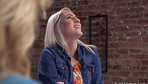 Married Couple Anal Fucking Teen with Rough Gagging!