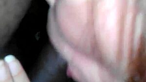 why does cam00880 mix teasing with interracial blowjob action?