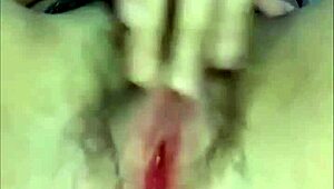 Beautiful brunette Pinay fingers her wet pussy and cums with dirty talk.