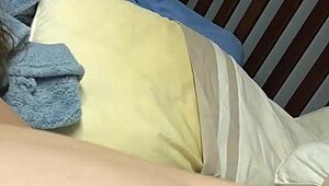 Boldly Fingering Her Pussy and Ass