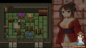 hey, wanna see kunoichi peony gameplay? her virgin tits get groped hard in this hentai fight!