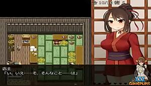 hey, wanna see kunoichi peony gameplay? her virgin tits get groped hard in this hentai fight!