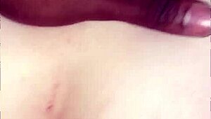 teen takes backshots from big black cock, getting creampied with monster dick pounding her pussy