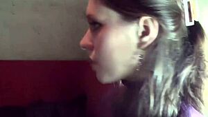 This stunning young girl gets wild in real public porn outdoors.