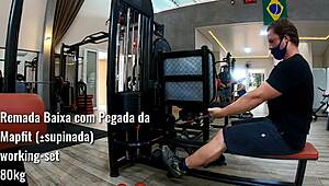 Treino para as costas com flexibilidade e hardcore