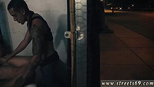 Wow! Teen in glasses left solo at a bad neighborhood soiree