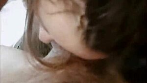 French amateur in black leather pants gets spanked and ass licked in doggystyle