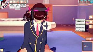 D Va Gets Fucked in the Room with Cowgirl Riding and Deepthroat