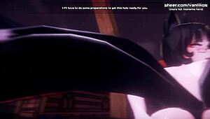 Horny Anime Teen Shows Big Butthole For Wild Anal Creampie